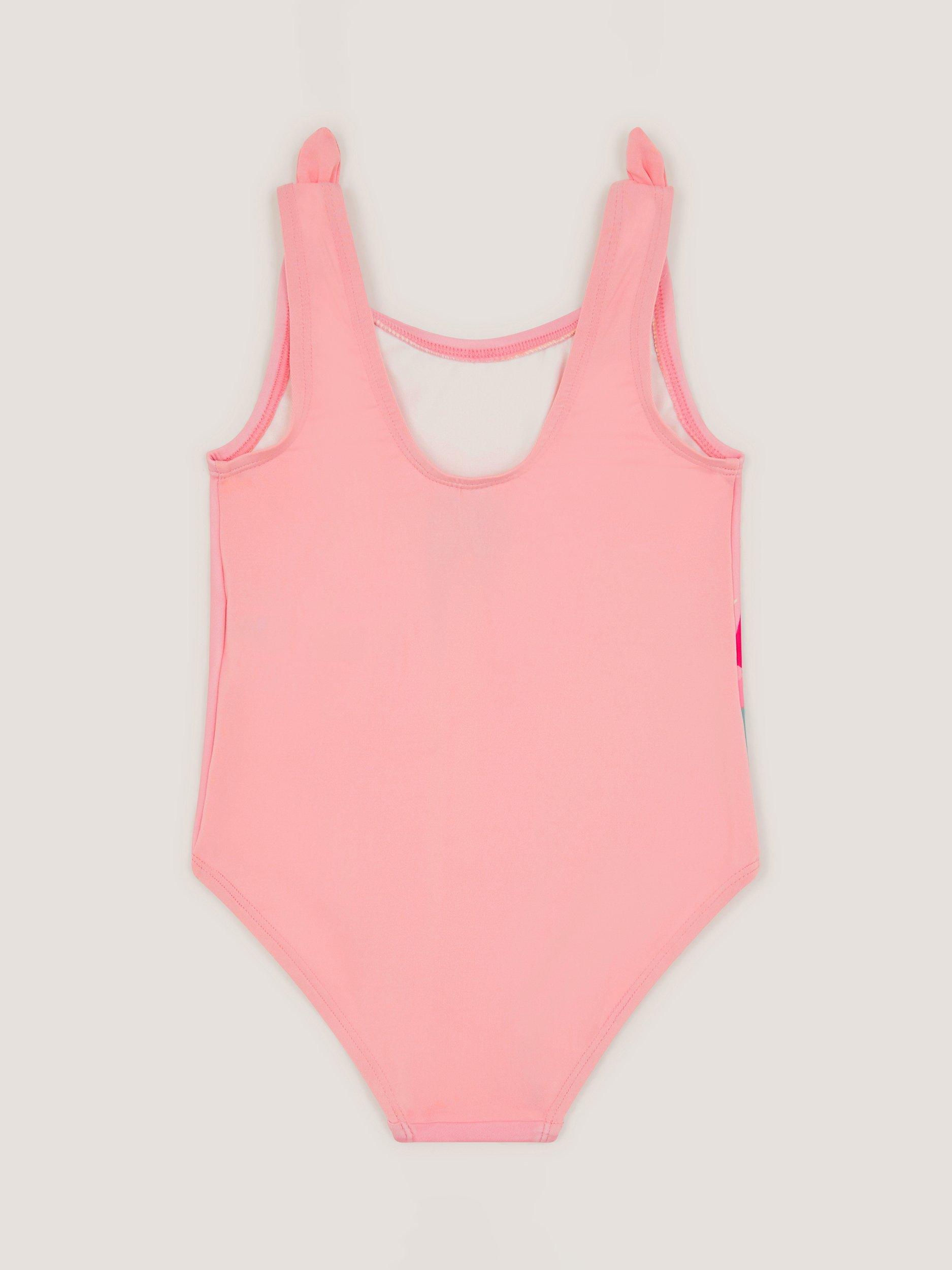 Product image 3 of 3, which shows Monsoon Kids' Unicorn Swimsuit, Pink, 3-4 years