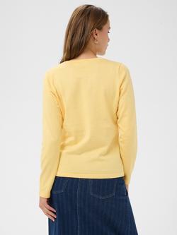 Saint Tropez Mila Cardigan, Yellow - view 2, Yellow