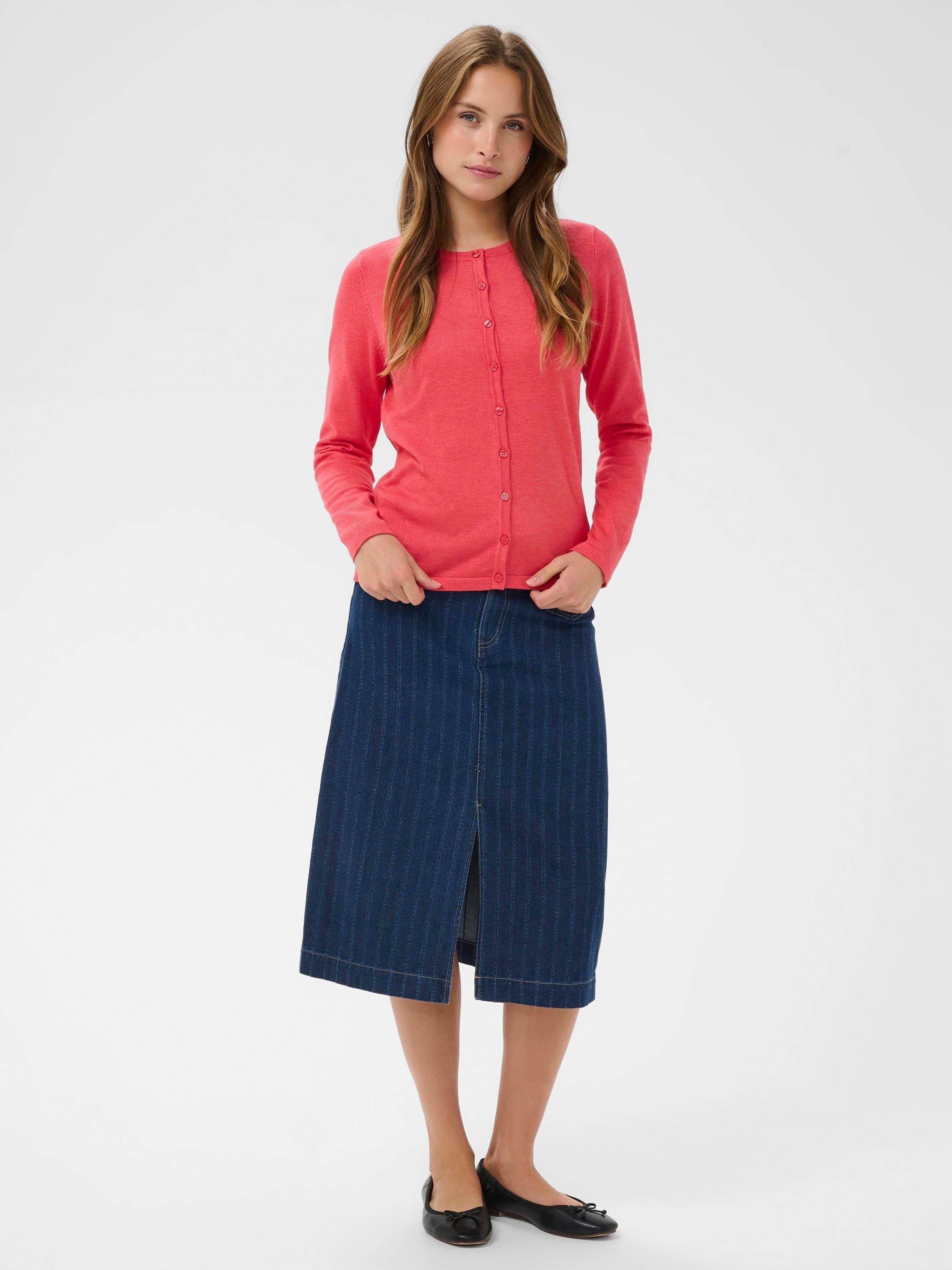 Product image 3 of 6, which shows Saint Tropez Mila Cardigan, Pink, S