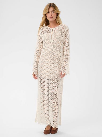 Saint Tropez Paola Lace Maxi Dress, Ice, Ice