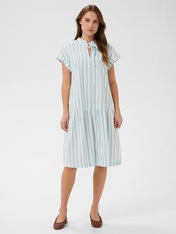Saint Tropez Zalinda Stripe Midi Dress, Skyway/Ice, Skyway/Ice