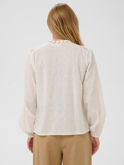 Saint Tropez Petunia Broderie Anglaise Shirt, Ice - view 2, Ice