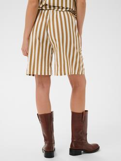 Saint Tropez Zalinda High Waist Stripe Shorts, Tiger's Eye/Ice - view 2, Tiger's Eye/Ice