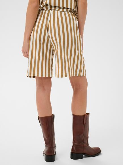 Saint Tropez Zalinda High Waist Stripe Shorts, Tiger's Eye/Ice - view 2, Tiger's Eye/Ice