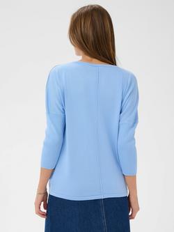 Saint Tropez Mila Jumper, Blue - view 2, Blue