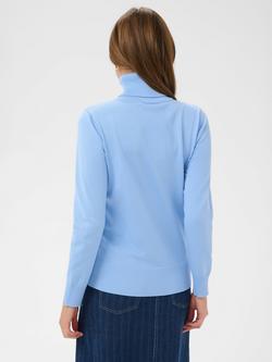 Saint Tropez Mila Roll Neck Jumper, Blue - view 2, Blue
