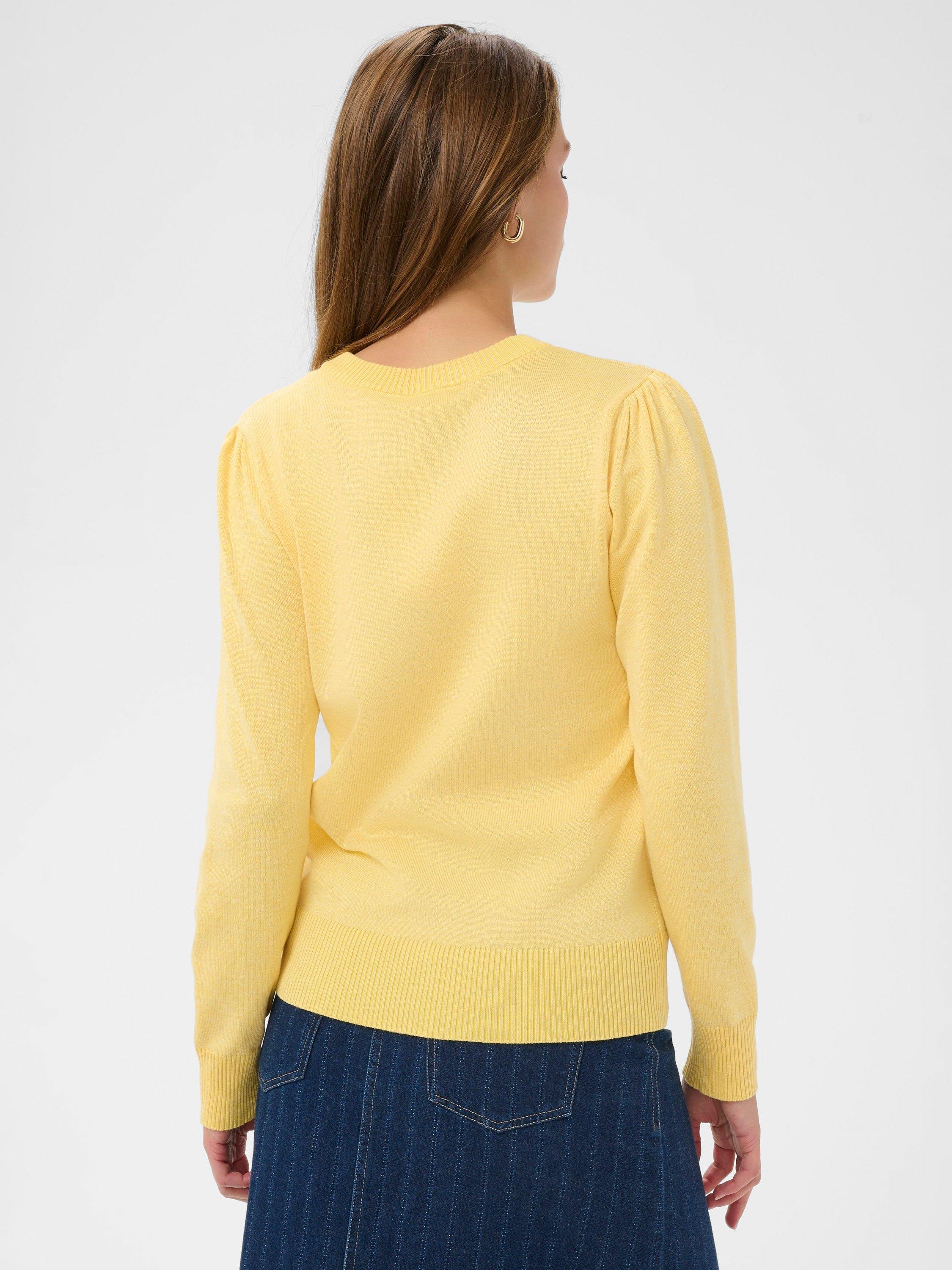 Product image 2 of 6, which shows Saint Tropez Mila Jumper, Yellow, XS