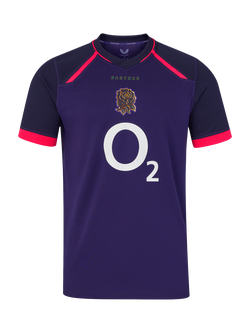 Castore Men’s England Rugby Replica Alternate Shirt, Rhodonite/ Pink, Rhodonite/ Pink