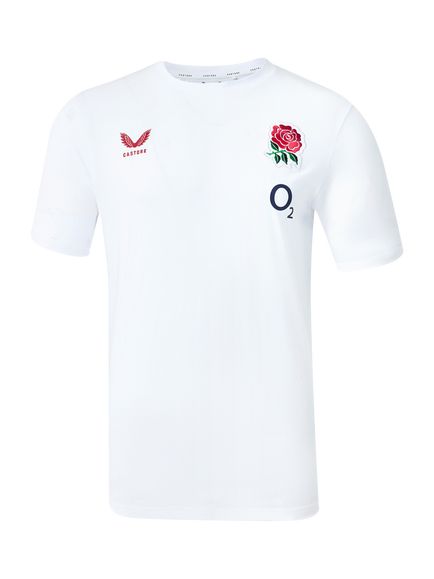 Castore RFU England Rugby 26/27 Off Pitch T-Shirt, White, White