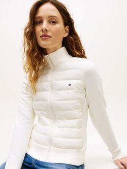 Tommy Hilfiger Mix Knit Padded Jacket, Natural - view 2, Natural