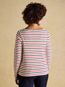 Joules Harbour Breton Stripe Top, Multi - view 2, Multi