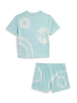 Ralph Lauren Baby Tie Dye T-Shirt and Shorts Set, Parakeet - view 2, Parakeet