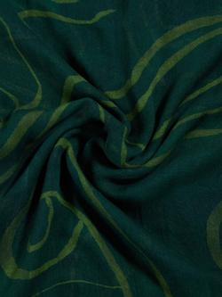Aab Swirl Premium Pure Modal Hijab, Green/Multi - view 2, Green/Multi
