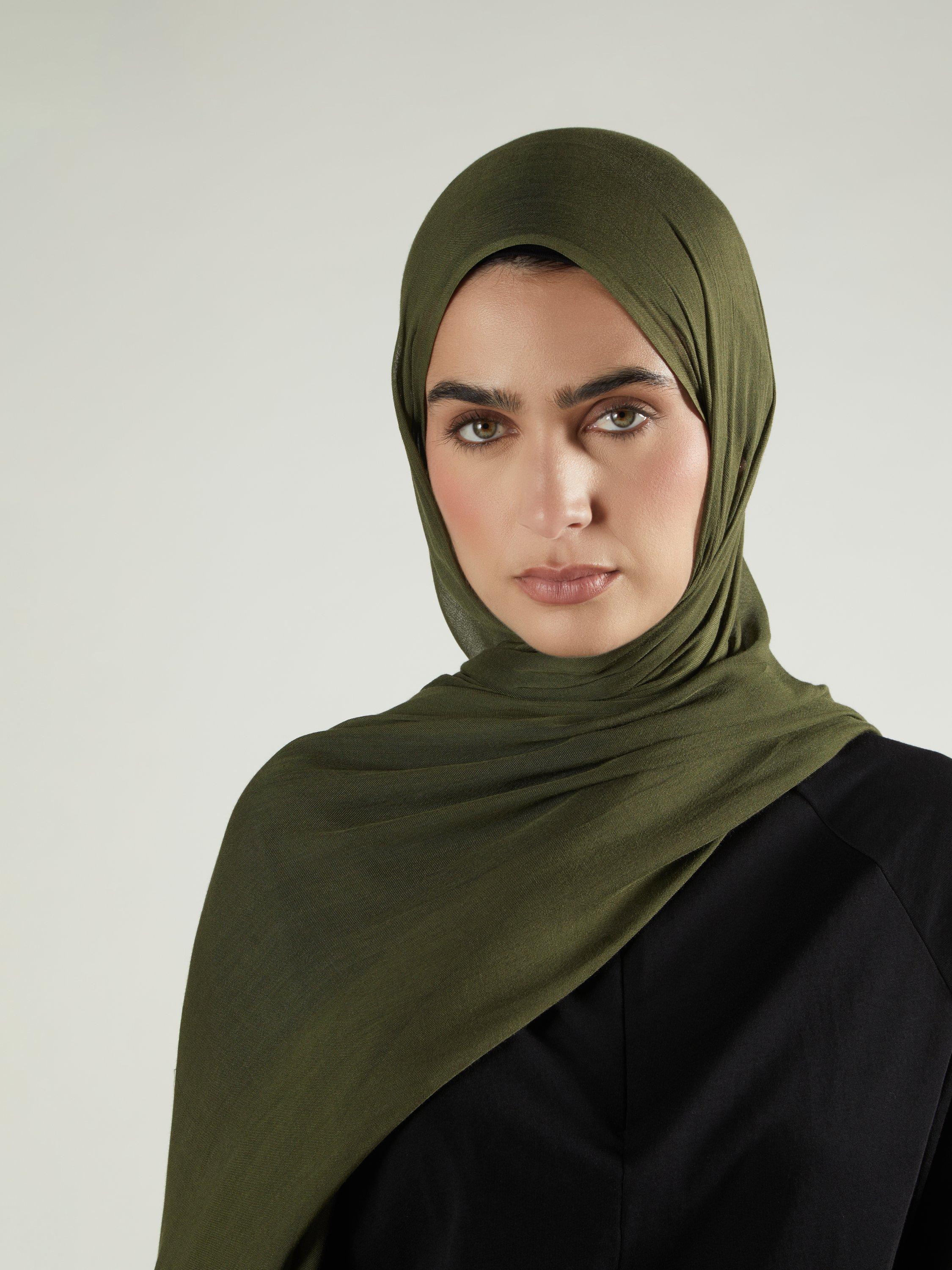Product image 3 of 3, which shows Aab Premium Pure Modal Hijab, Henna, One Size