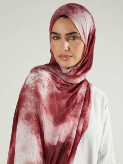 Aab Tie Dye Premium Pure Modal Hijab, Multi, Multi