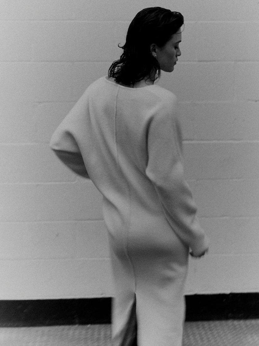 Product image 2 of 2, which shows YAITTE Madrid Jumper Dress, Ecru, M