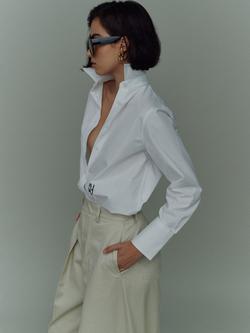 YAITTE Puglia Classic Shirt, White - view 2, Crisp White