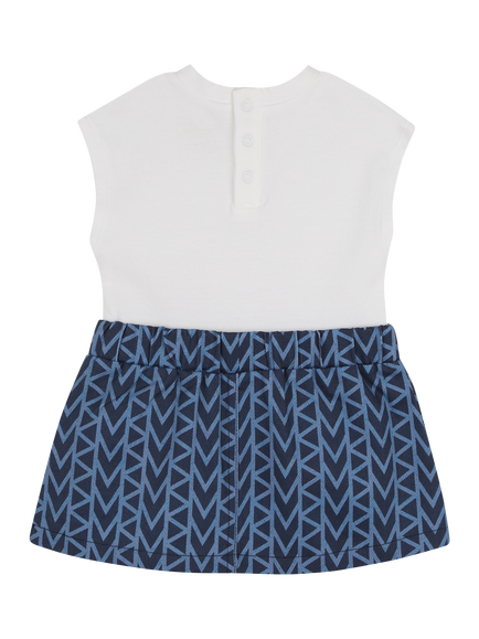 Michael Kors Baby Sleeveless Dress, Denim Blue - view 2, Denim Blue