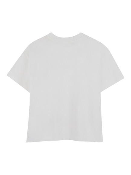 Michael Kors Kids' Short Sleeve Studded Logo T-Shirt, Offwhite - view 2, Offwhite