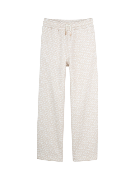 Michael Kors Kids' Logo Print Drawstring Joggers, Cream, Cream