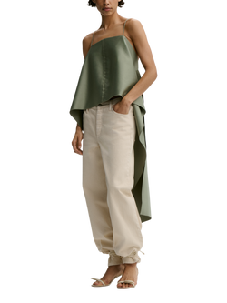 By Malene Birger Trinola Textured Top, Dark Green, Dark Green