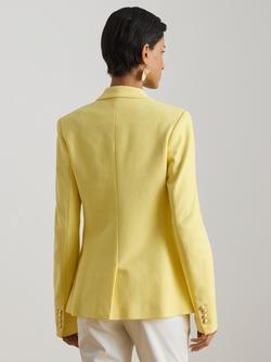 Lauren Ralph Lauren Anfisa Bullion Jacquard Blazer - view 2, Lemon