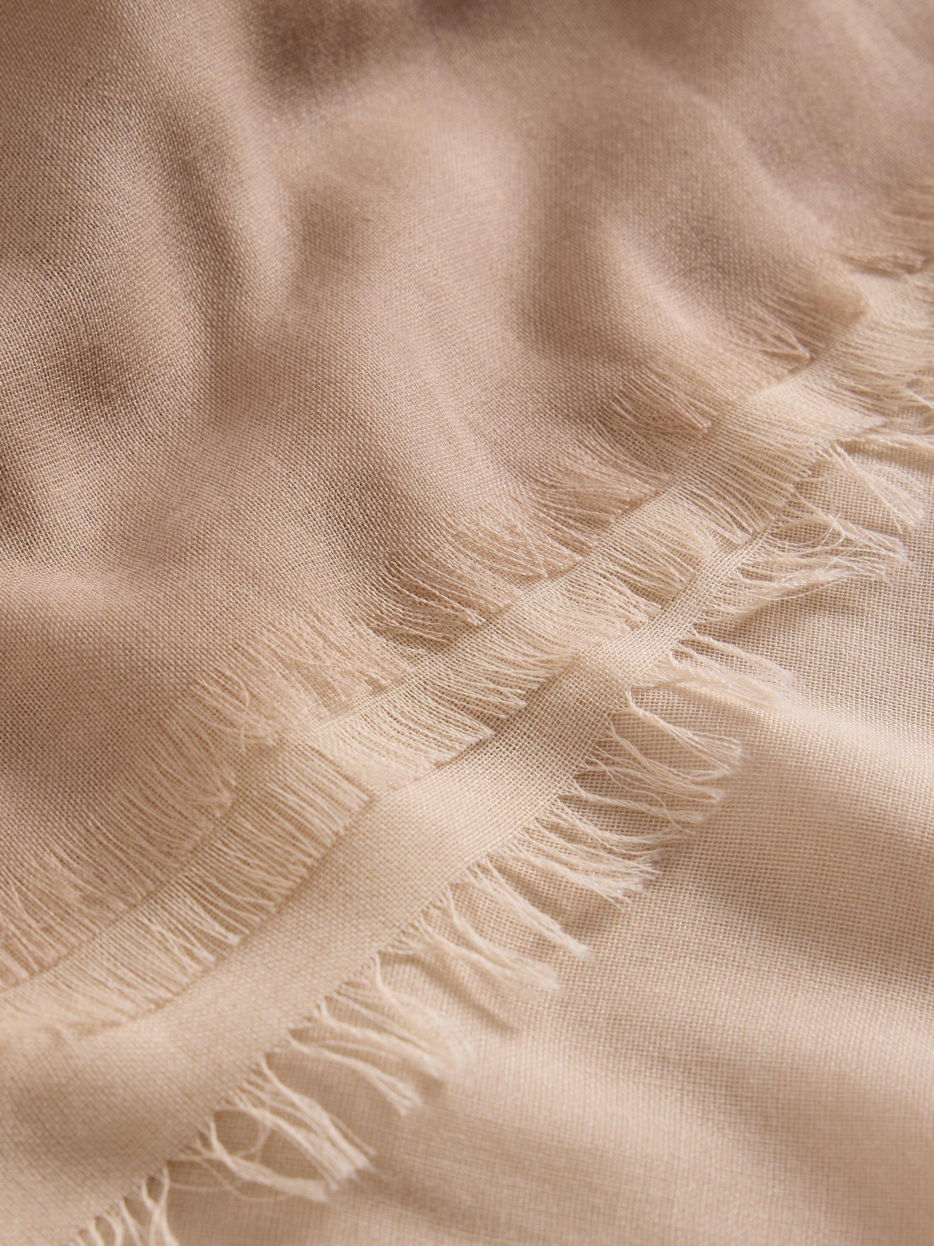 Product image 3 of 3, which shows White Stuff Penny Oversized Scarf, Natural, One Size