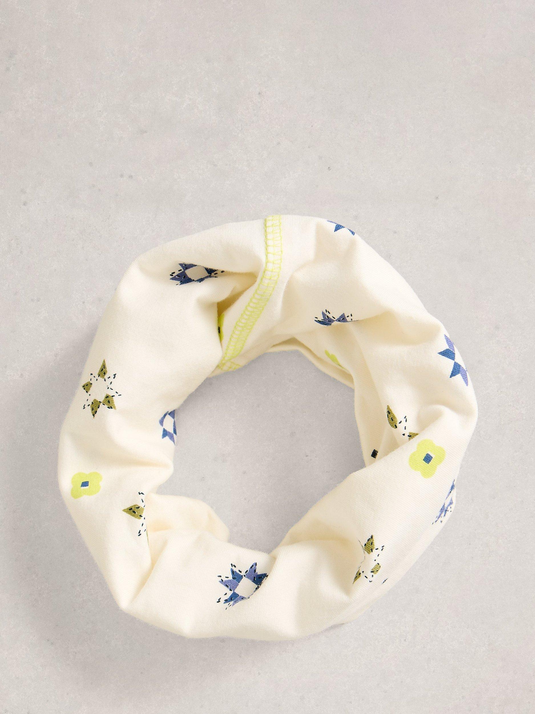 Product image 1 of 4, which shows White Stuff Star Roll Scarf, White Ivory, One Size