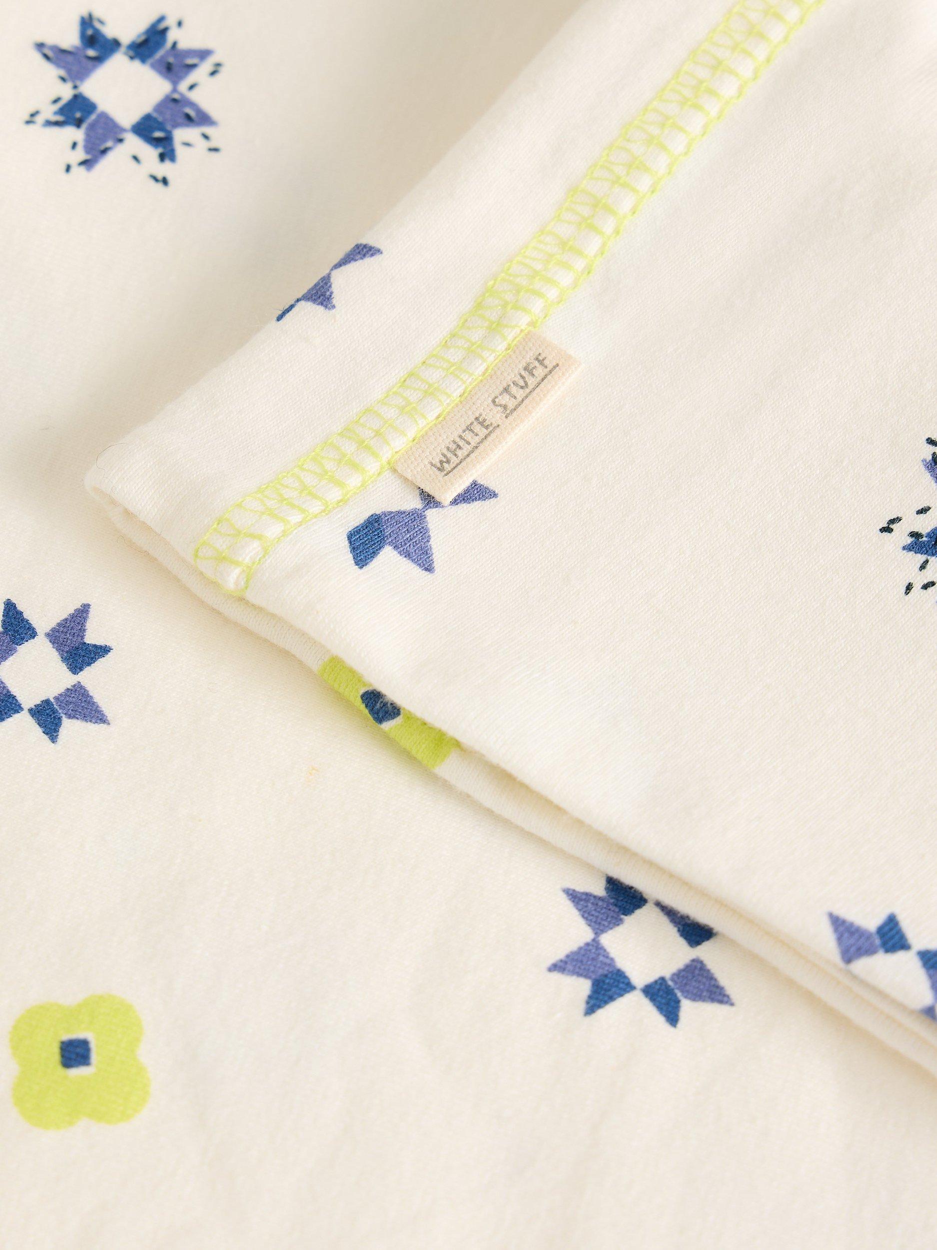 Product image 3 of 4, which shows White Stuff Star Roll Scarf, White Ivory, One Size