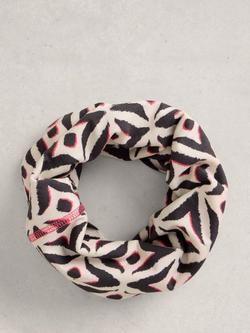 White Stuff Versatile Roll Neck Scarf, Yellow/Multi, Yellow/Multi