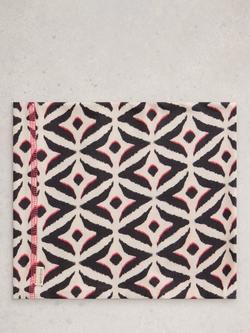 White Stuff Versatile Roll Neck Scarf, Yellow/Multi - view 2, Yellow/Multi