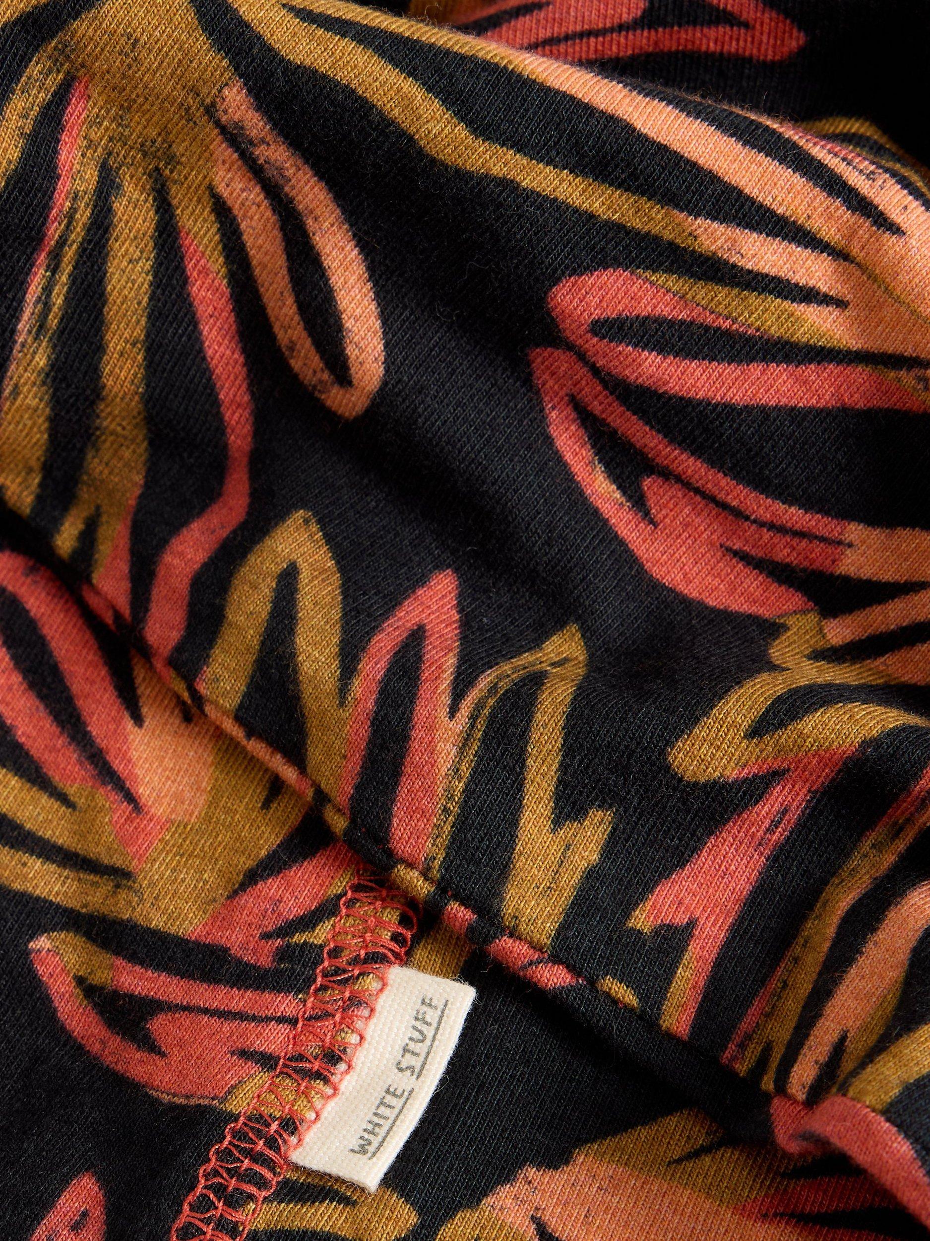 Product image 3 of 4, which shows White Stuff Floral Roll Scarf, Black/Multi, One Size