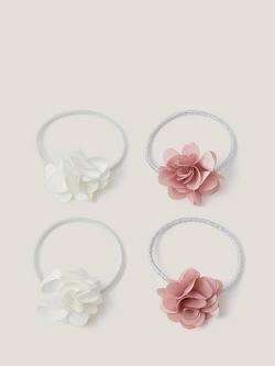 Monsoon Kids' Flower Hair Bands, Pack of 4, Multi, Multi
