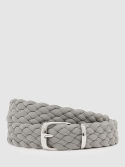 Reiss Jesse Cotton Belt, Soft Grey