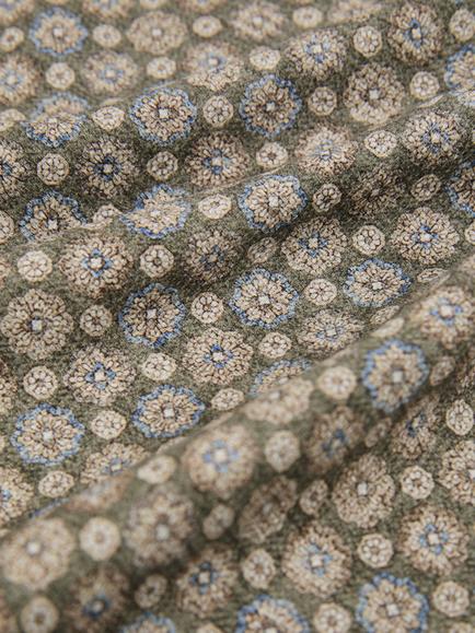 Reiss Pier Silk Pocket Square, Sage Green - view 2, Sage Green
