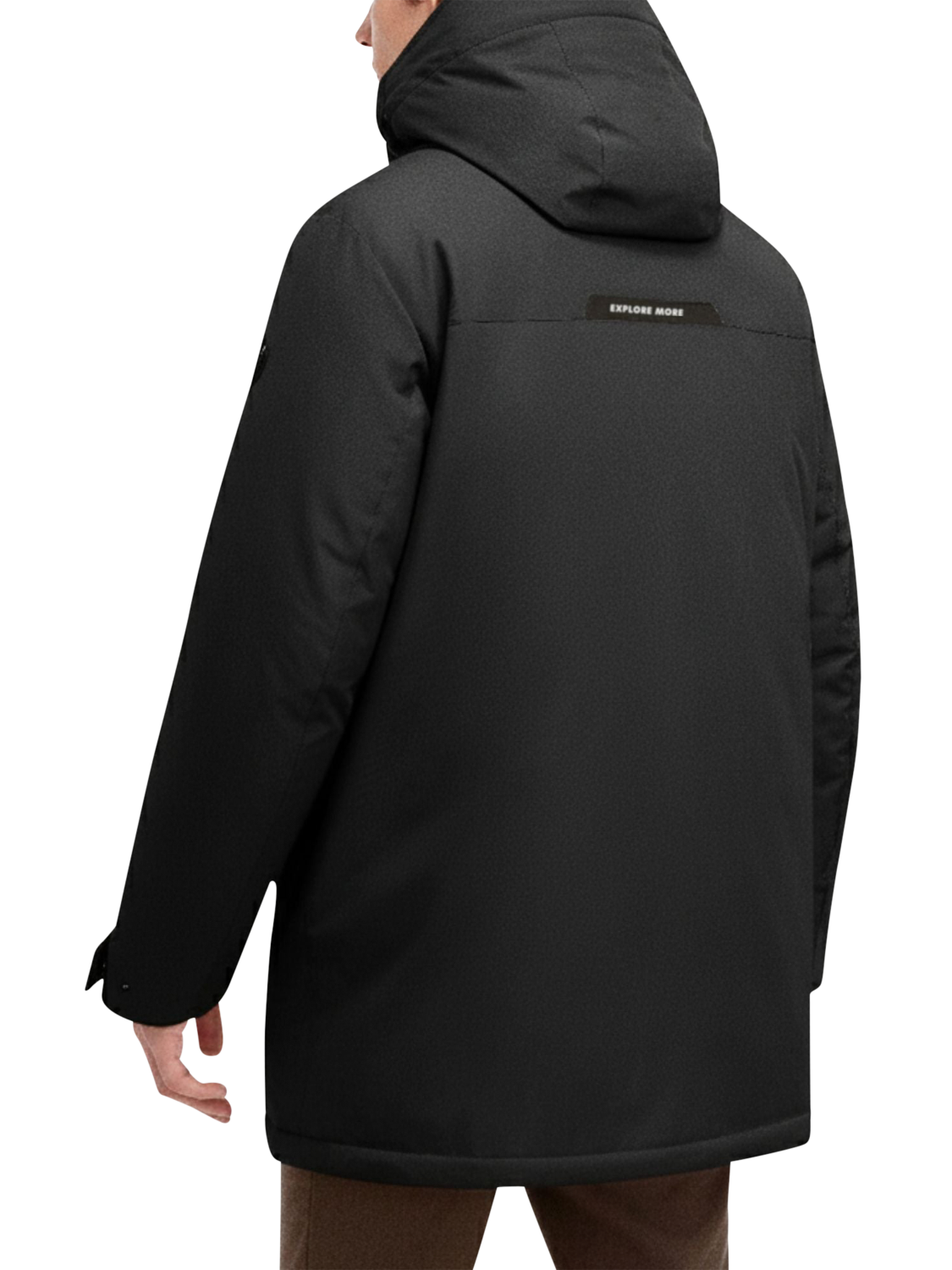 Product image 3 of 6, which shows Bosideng Mid Length Jacket, Black, XS