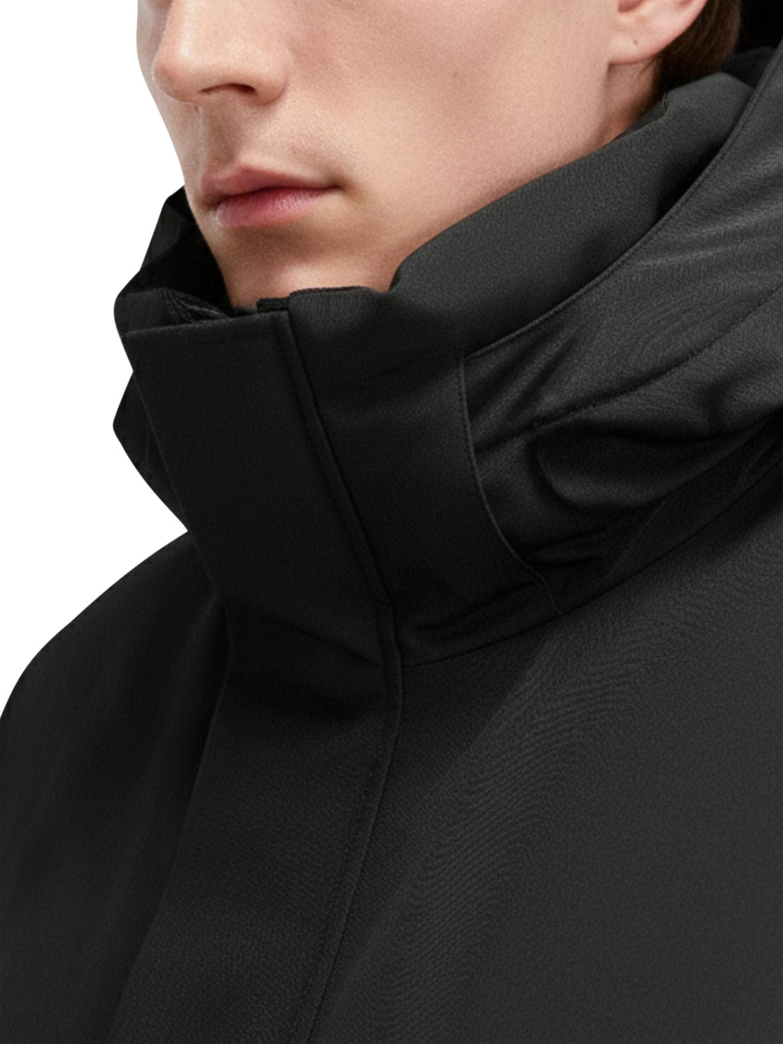 Product image 6 of 6, which shows Bosideng Mid Length Jacket, Black, XS