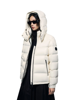 Bosideng Goose Down Puffer Jacket - view 2, Off White