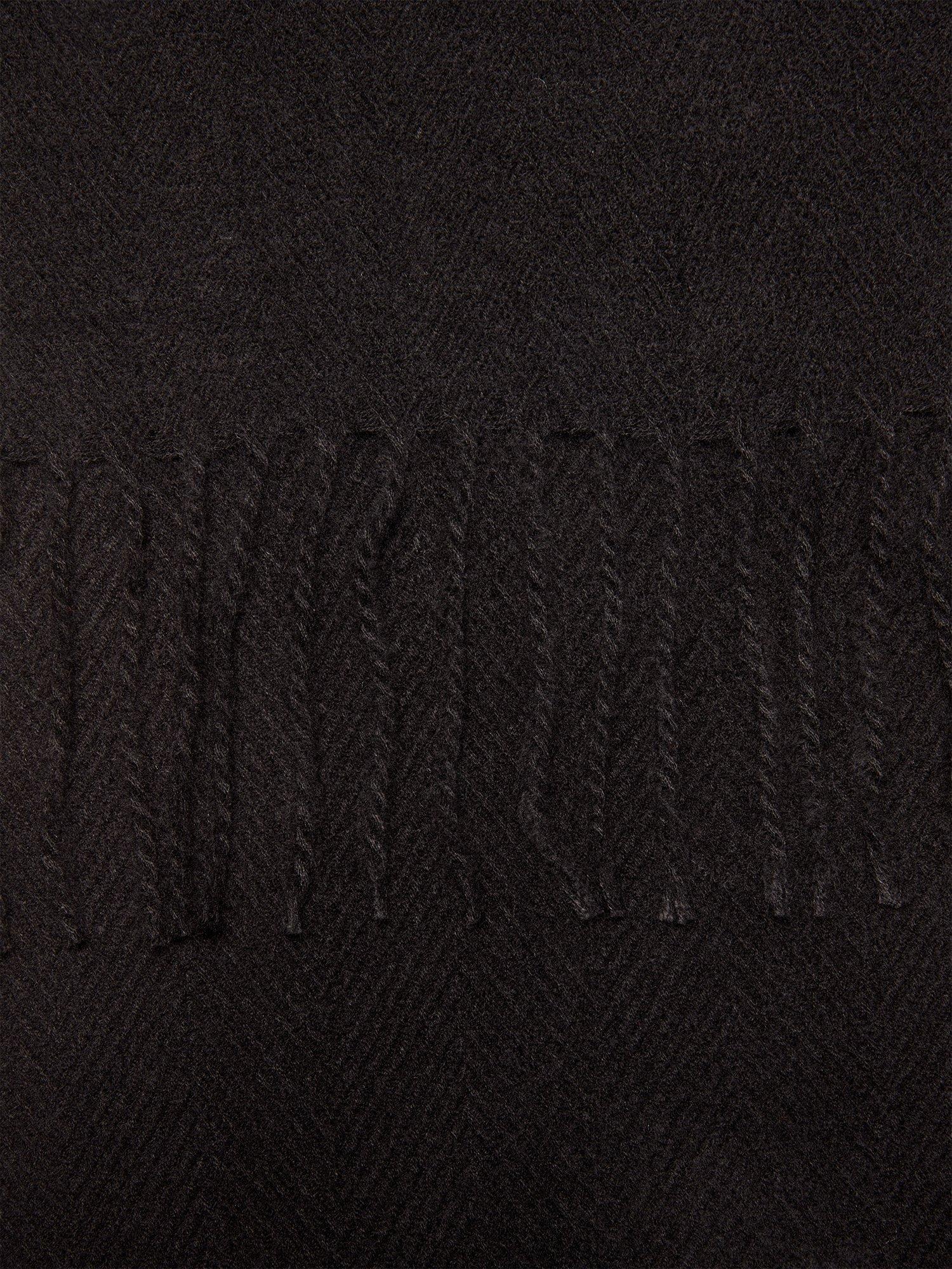 Product image 2 of 2, which shows SISLEY Herringbone Scarf, Black