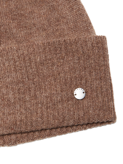 SISLEY Knitted Wool Blend Beenie, Taupe - view 2, Taupe