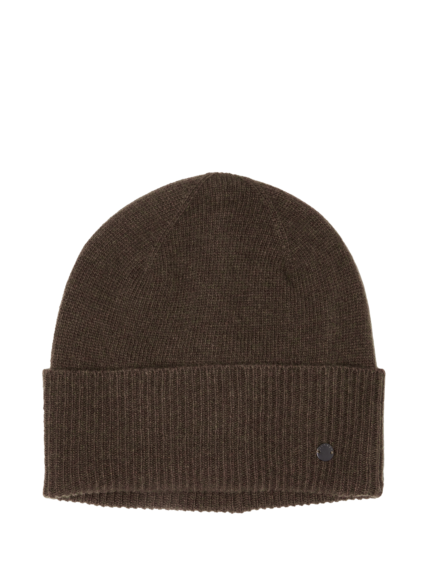 Product image 1 of 2, which shows SISLEY Wool Blend Knitted Beanie, Dark Military Green, L