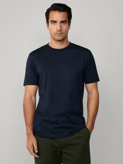 Hackett London Crew Neck Cotton T-Shirt, Navy, Navy