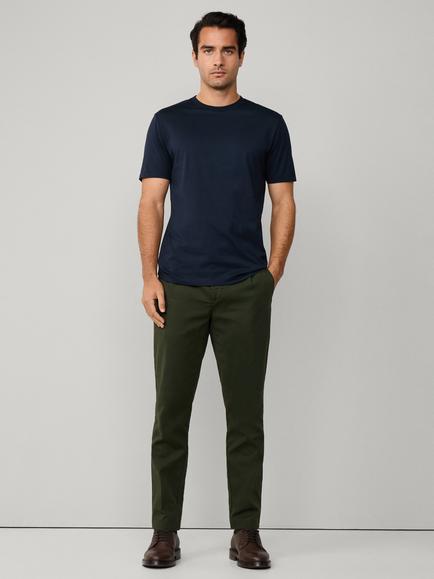 Hackett London Crew Neck Cotton T-Shirt, Navy - view 2, Navy