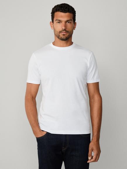 Hackett London Crew Neck Cotton T-Shirt, White, White