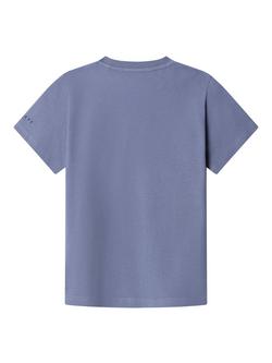 Hackett London Kids' Cotton Crew Neck T-Shirt - view 2, Thames Blue