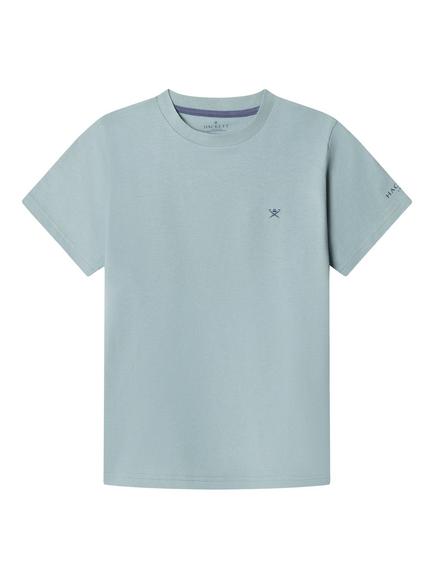 Hackett London Kids' Cotton Crew Neck T-Shirt, Menthol Green