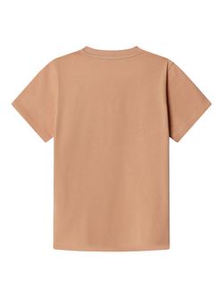 Hackett London Kids' Cotton Logo T-Shirt - view 2, Peach Orange/Black
