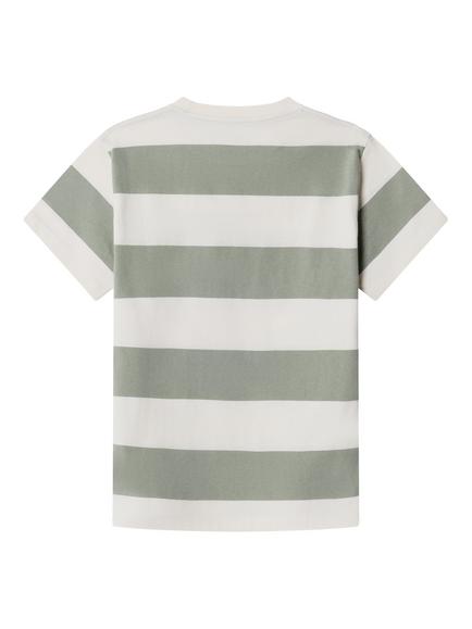 Hackett London Kids' Cotton Stripe Graphic T-Shirt, Multi - view 2, Multi