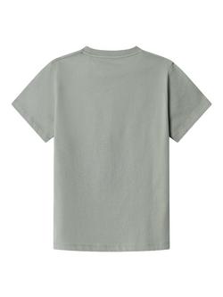 Hackett London Kids' Short Sleeve Graphic Print T-Shirt, Sage Green - view 2, Sage Green