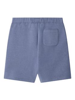 Hackett London Kids' Branded Interlock Sweat Shorts, Thames Blue - view 2, Thames Blue
